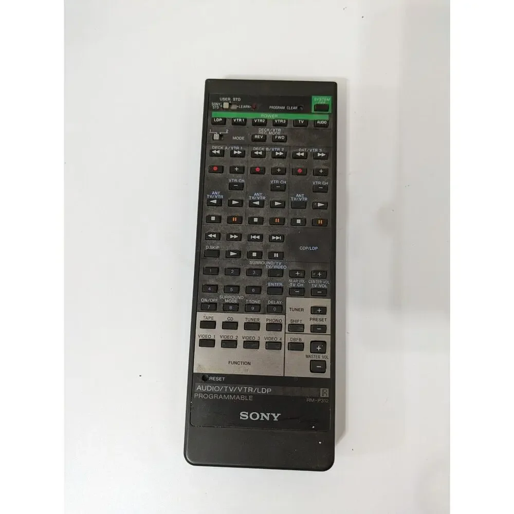 Sony Audio‎ Video Receiver Programmable Remote Control RM-P312 Original - Picture 6 of 6